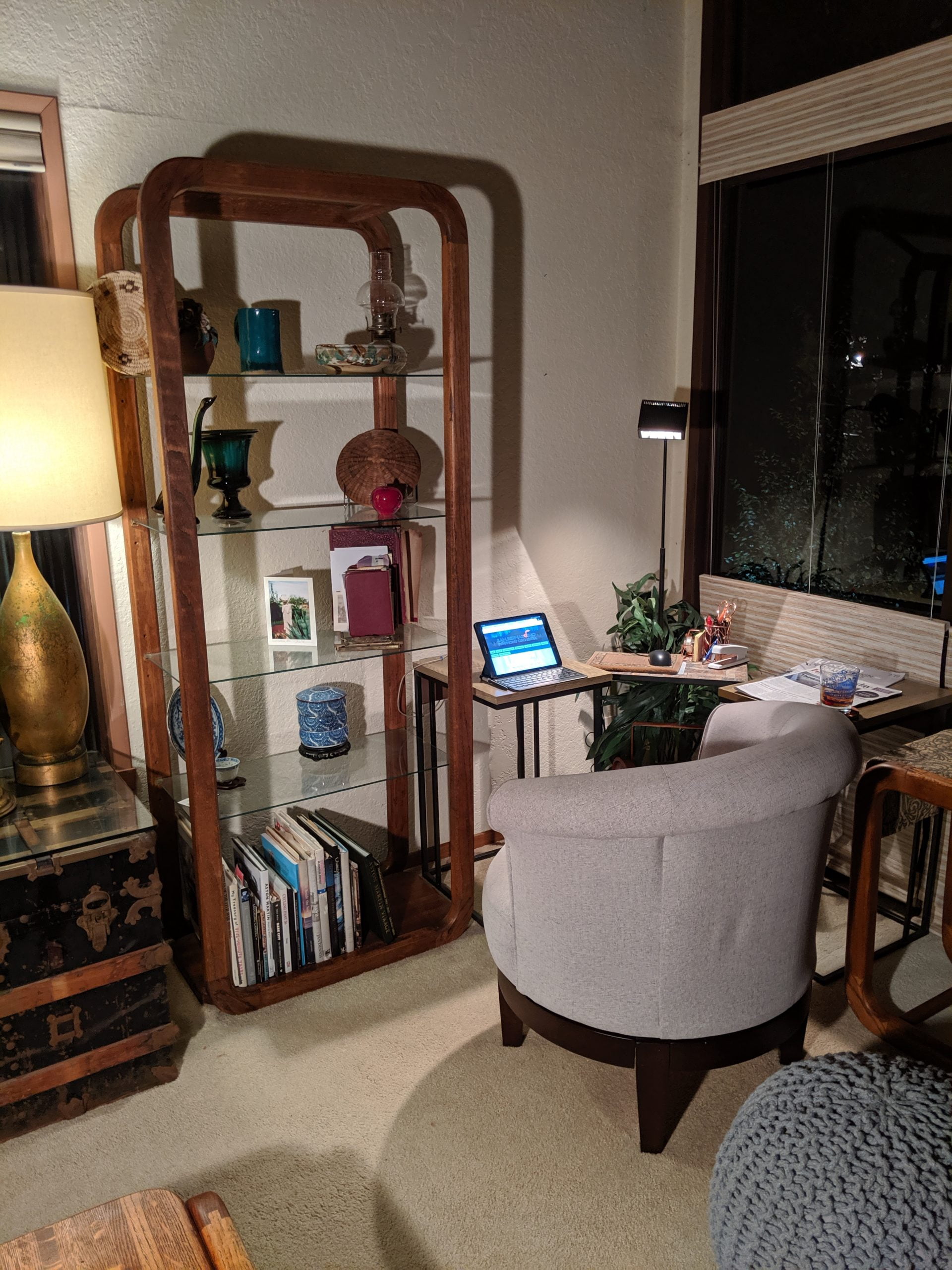 Home office workspace